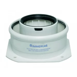 KIT ADAPTADOR CONCENTRICO CON BRIDA 60-100 (salida realzada)