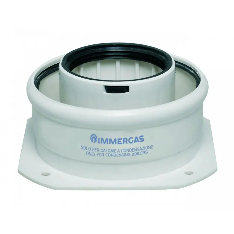 KIT ADAPTADOR CONCENTRICO CON BRIDA 60-100 (salida realzada)