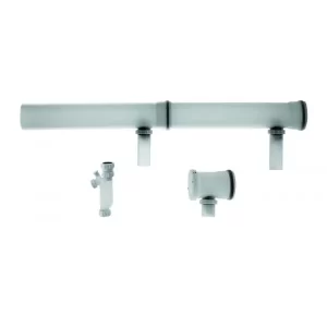 KIT COLECTOR DE HUMO D.160 CON CIERRE Victrix pro 55 para conexion 2 calderas