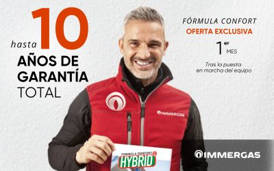 Hasta 10 años de garantía en productos Immergas