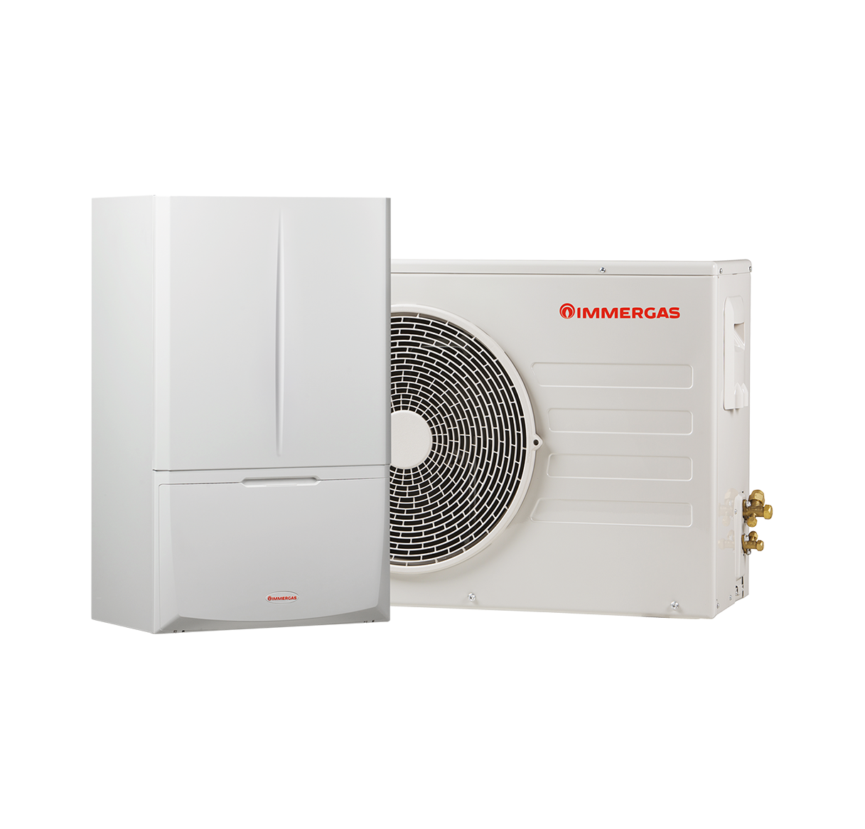 Elegir la bomba de calor híbrida nunca había sido tan fácil con el Sistema Híbrido compacto Factory Made de Immergas, Magis Combo.