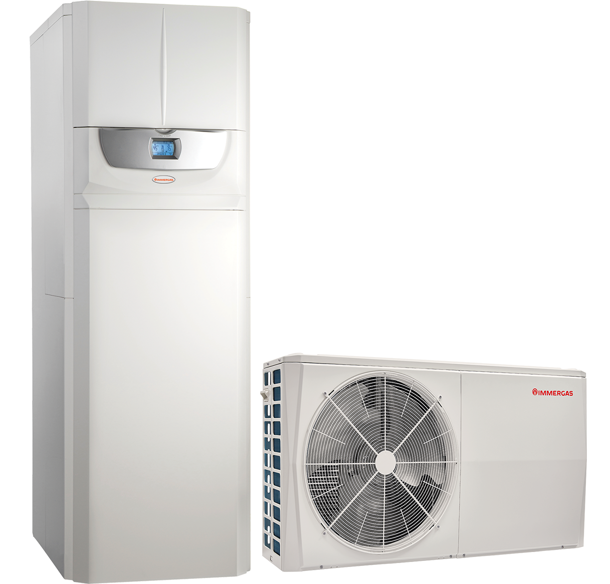 Aerotermia tipo split con producción de calefacción y refrigeración, modelo Magis Hércules Pro.