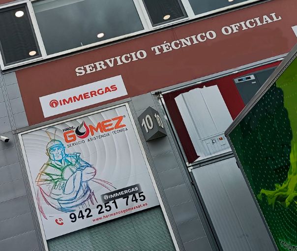 Cartelería Hermanos Gómez con Immergas