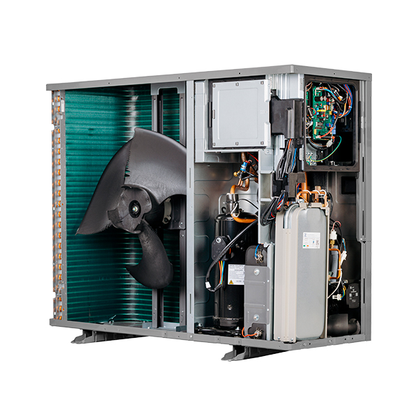 Interior Magis M Top 12, nueva bomba de Calor de Immergas.